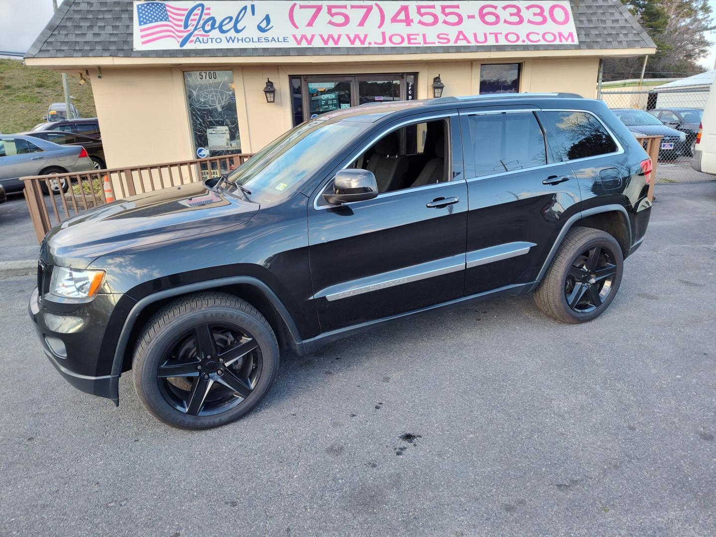 2012 Black Jeep Grand Cherokee (1C4RJFAG1CC) , located at 5700 Curlew Drive, Norfolk, VA, 23502, (757) 455-6330, 36.841885, -76.209412 - Photo#0